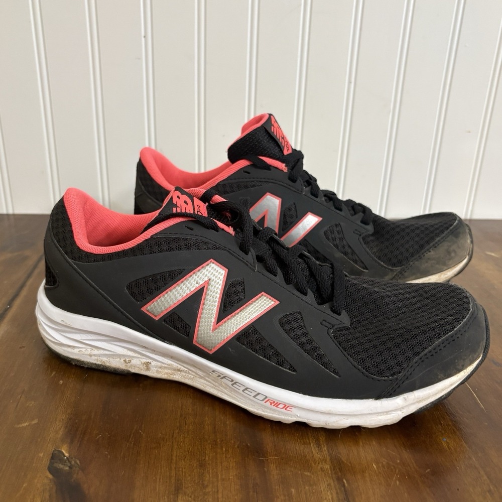 New Balance 490LB4 Athletic Running Shoes 9.5 Hot Pink & Black Mesh Sneakers